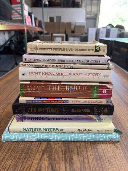 (10) Assorted Books