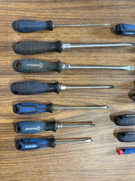 (16) Assorted Kobalt Screwdrivers