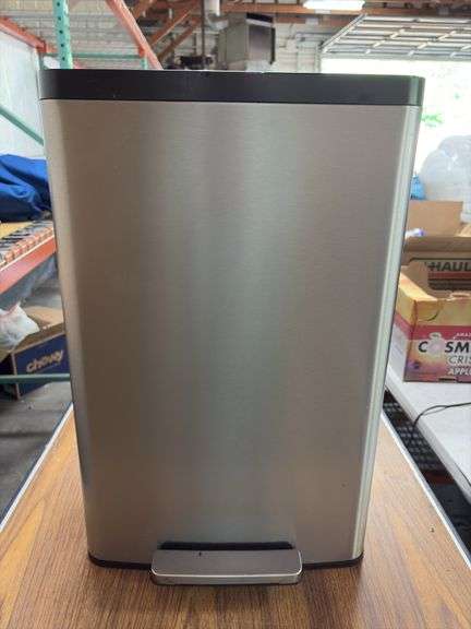 Kohler 13gal Stainless Steel Step Trash Can