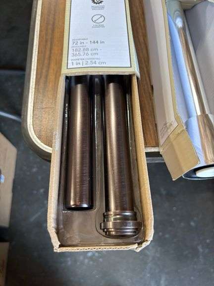 (4) Assorted Curtain Rods