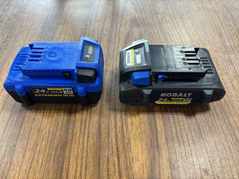 Kobalt 24v 1/4" Brushless Impact Wrench w/ (2) Batteries