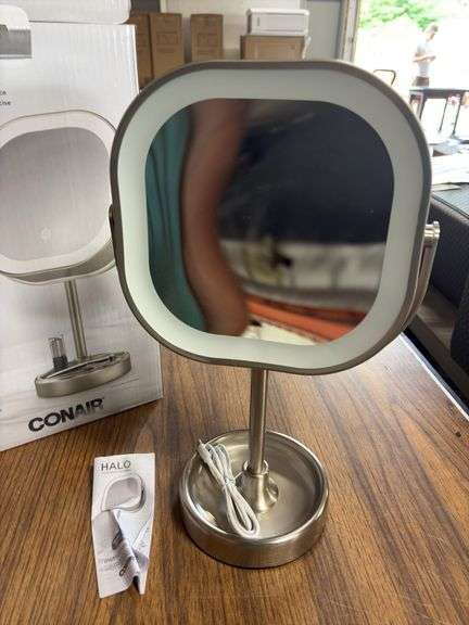 Conair Halo LED Double-Sided 1x/10x Vanity Mirror