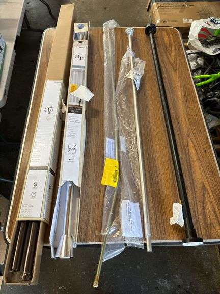 (4) Assorted Curtain Rods