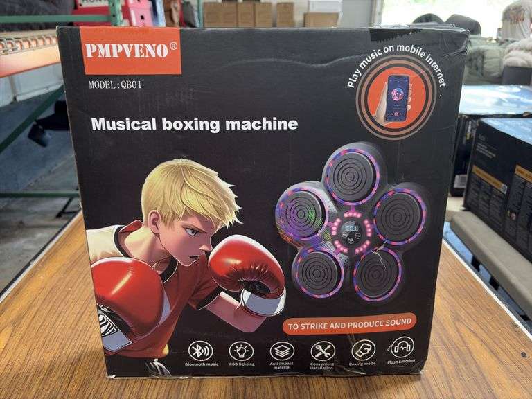 Pmpveno Bluetooth Musical Boxing Machine