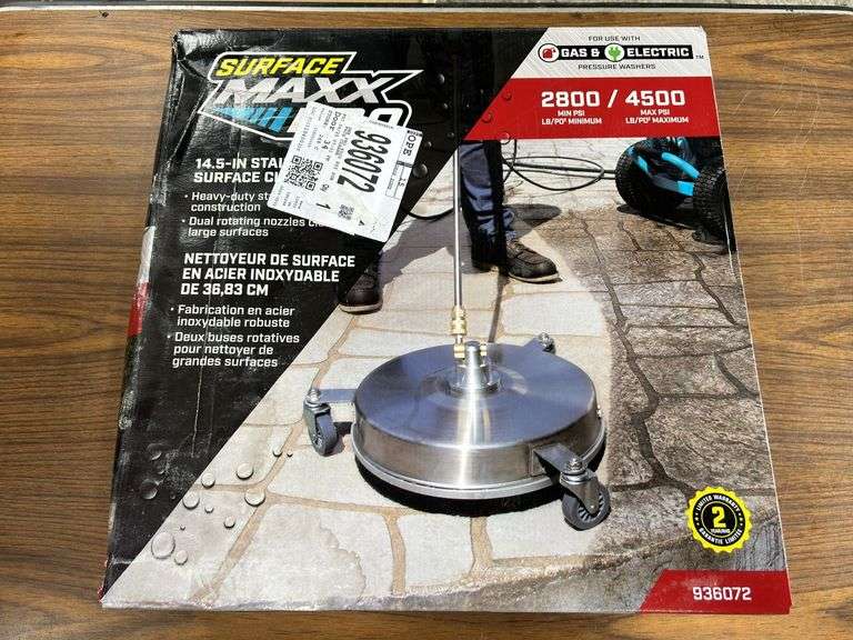 Surface Maxx Pro 14.5" Stainless Steel Surface Cleaner