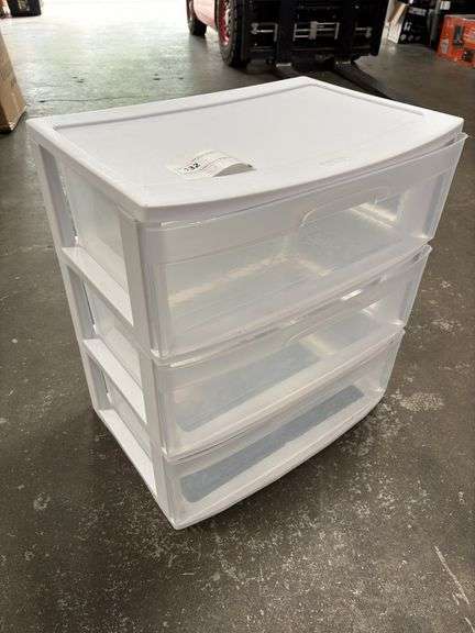 Sterilite 3-Drawer Plastic Organizer