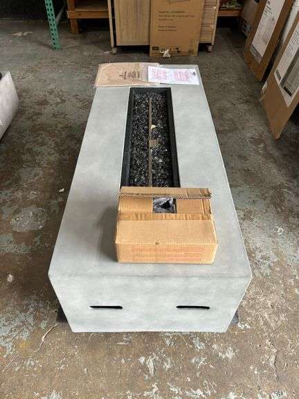 Green Patio 60” x 24” Fire Pit