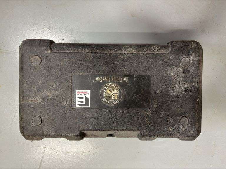 Benner/Newman Cutting Edge Rebar Cutting Saw w/ Extra Blades & Case - Corded *Powers