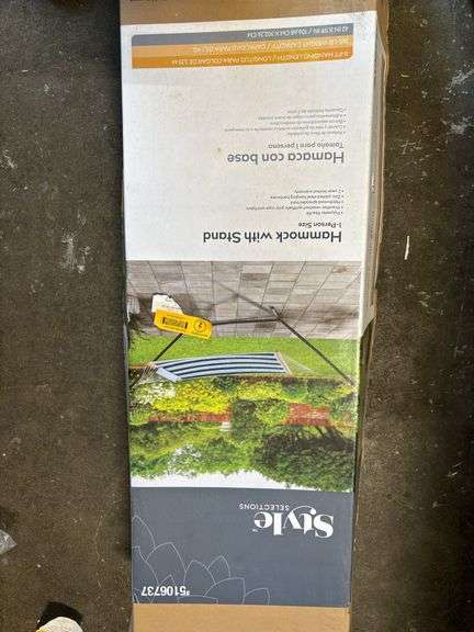Style Selections 1-Person Hammock w/ Stand