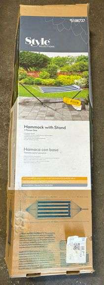 Style Selections 1-Person Hammock w/ Stand