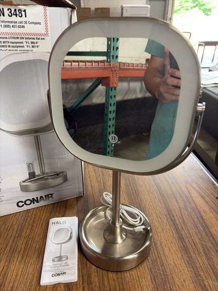 Conair Halo LED Double-Sided 1x/10x Vanity Mirror