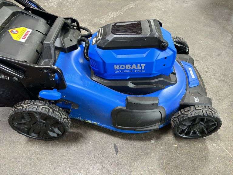 Kobalt 40v 20" Push Lawnmower Kit w/ Battery & Charger *Powers/Works