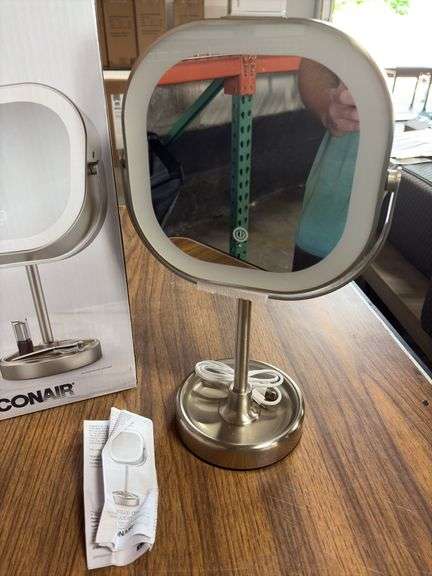 Conair Halo LED Double-Sided 1x/10x Vanity Mirror