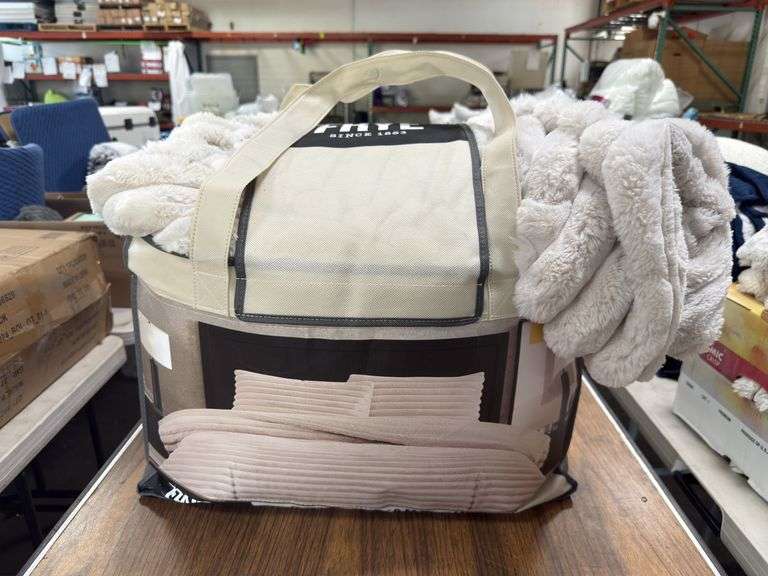 Frye 3pc King Comforter Set - Cream