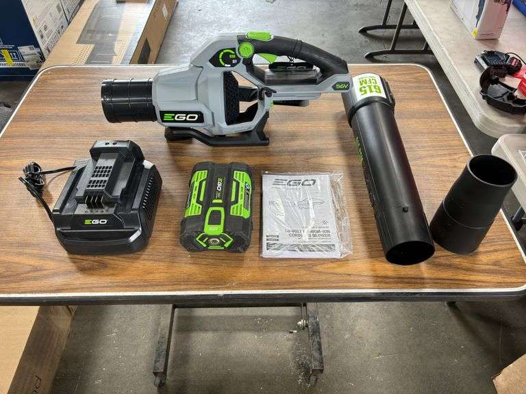 EGO 615CFM Cordless Blower w/ Battery & Charger