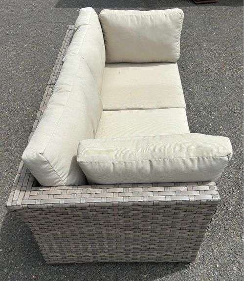 TK Classics Medium Brown 2-Piece Patio Couch Set *NIB