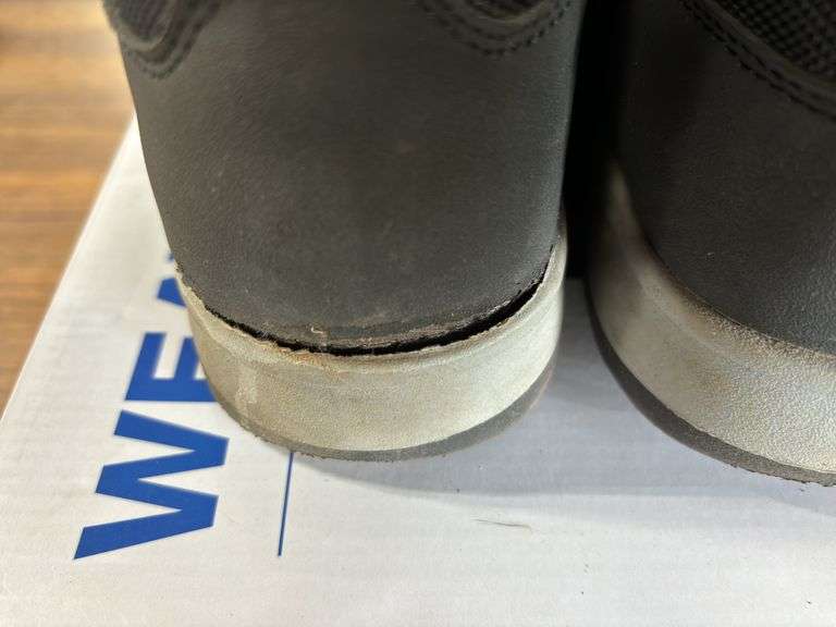 (2) Weatherproof Men’s All Weather Work Boots (Black/Gray Size 11 & 13)