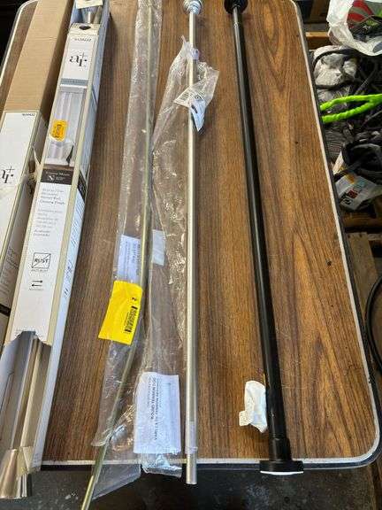 (4) Assorted Curtain Rods