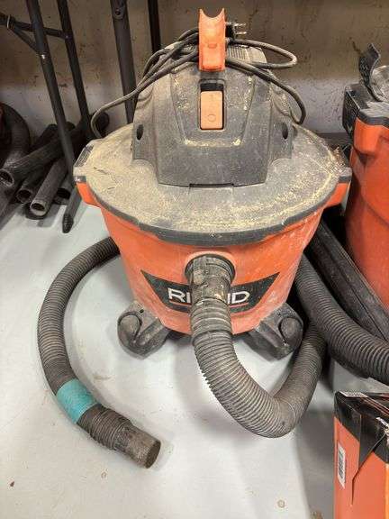 (3) Ridgid NXT Wet/Dry Shop Vacuums - 10, 12 & 14gal *Tested/Works