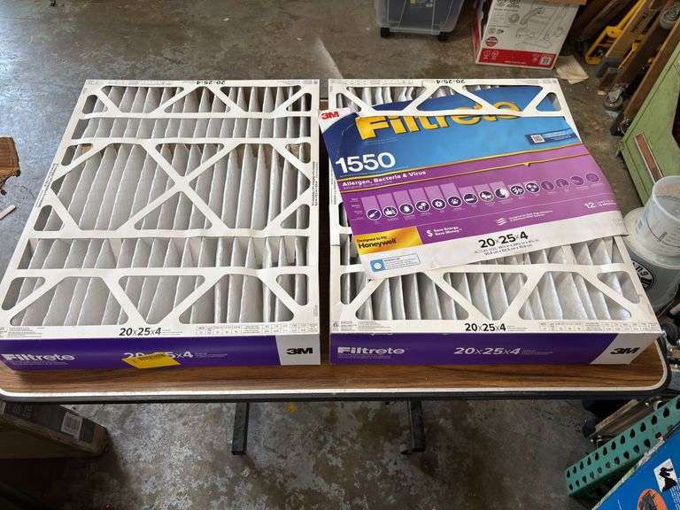(5) Assorted 3M Filtrete Allergen Filters
