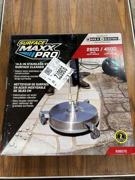 Surface Maxx Pro 14.5" Stainless Steel Surface Cleaner