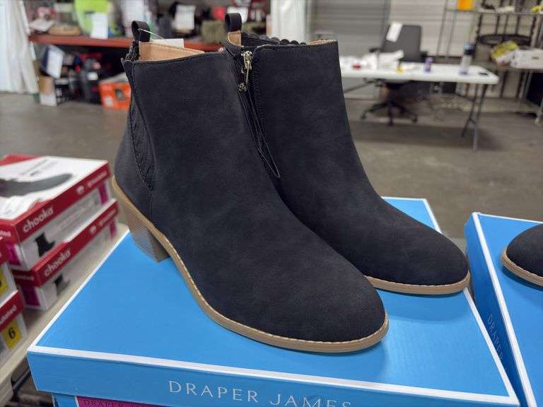 (2) Draper James Heeled Ankle Boots (Black Size 9/ 11)