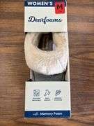 (4) Dearfoam Women’s Faux Fur Slippers (1 Gray Size M/ 2 Gray Size L/ 1 Charcoal Size XL)