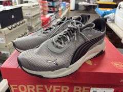 (1) Puma Mens Rocket Fuel (Black Size 10.5) & (1) Puma Zip C Sneakers (Gray Size 8.5)