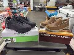 (1) Sketchers Relaxed Memory Foam Loafer (Brown Size 11) & (1) Arch Comfort (Black Size 11)