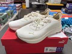 (2) Puma Women’s Sophia EVO Sneakers (Black Size 8.5 & Cream Size 8)