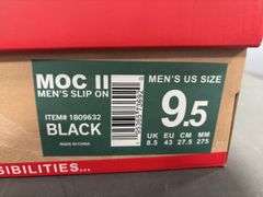 (3) Gerry MOC II Men’s Slip Ons (Black & Brown Size 9.5)