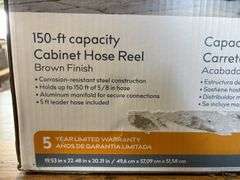 Style Selections 150ft Capacity Cabinet Hose Reel