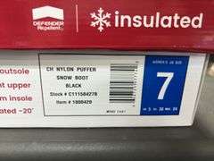 (3) Chooka Women’s Waterproof Insulated Snow Boots (Black Size 7)