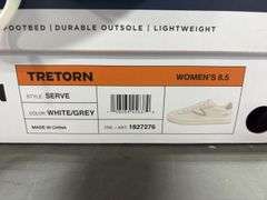 (2) Tretorn Women’s ‘Serve’ Memory Foam Sneakers (White Size 8.5)