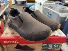 (3) Gerry MOC II Men’s Slip Ons (Black & Brown Size 9.5)