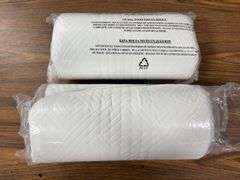 (2) Contour Wave Foam Pillows