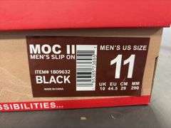 (2) Gerry MOC II Men’s Slip On (Black Size 8/ 11)
