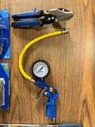 (2) Kobalt Long-Shaft Ratchets, 24oz Mallet, Flooring Cutter, Pressure Gauge, Arrow Riveter, Etc.