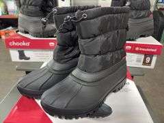 (4) Chooka Women’s Waterproof Insulated Snow Boots (Black Size 9)