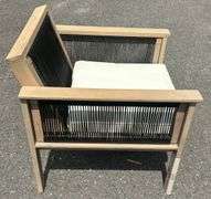 TK Classics 2 Arm Chairs + 1 Planked Coffee Table Set *NIB