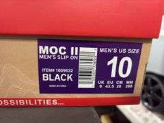 (1) Gerry MOC II Men’s Slip On (Black Size 10) & (1) Gerry MOC II (Brown Size 10)