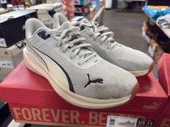 (2) Puma Rocket Fuel Sneakers (Gray Size 12/ 11) & (1) ZIP C Sneaker (Black Size 13)