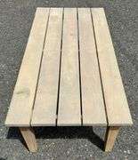 TK Classics 2 Arm Chairs + 1 Planked Coffee Table Set *NIB
