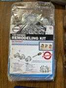 (3) Tub & Shower Remodeling Kits, Handheld Turbo Scrubber Kit, Tub Spout & Toilet Flapper