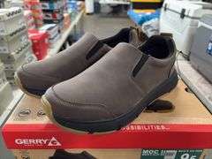 (3) Gerry MOC II Men’s Slip Ons (Black & Brown Size 9.5)