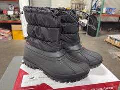 (3) Chooka Women’s Waterproof Insulated Snow Boots (Black Size 7)