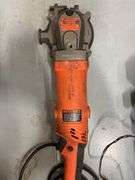 Benner/Newman Cutting Edge Rebar Cutting Saw w/ Extra Blades & Case - Corded *Powers