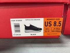 (2) Puma Women’s Sophia EVO Sneakers (Black Size 8.5 & Cream Size 8)