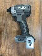 Flex 24v 1/4" Hex Brushless Compact Impact Driver w/ Battery, Charger & Toolbag