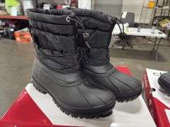 (3) Chooka Women’s Waterproof Insulated Snow Boots (Black Size 7)